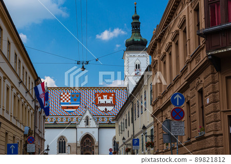 St. Mark's Church in Zagreb, Croatia 89821812