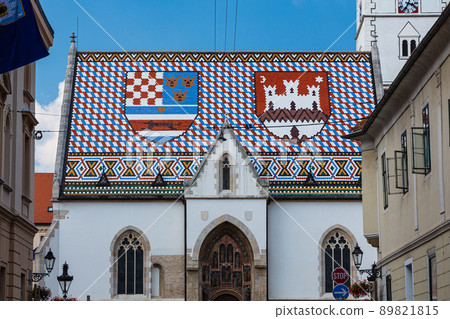 St. Mark's Church in Zagreb, Croatia 89821815