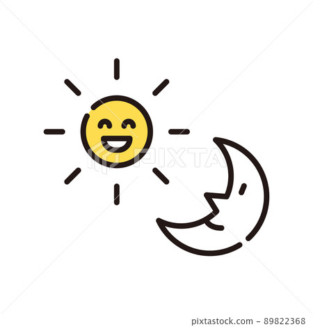 Weather Morning and Night [Business Icon Series] 89822368