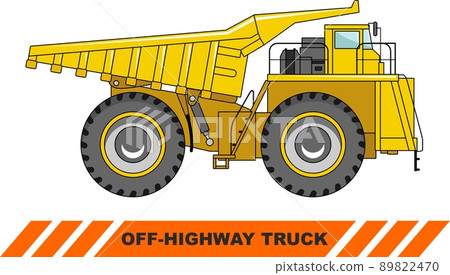 Off-highway truck. Heavy mining truck. 89822470