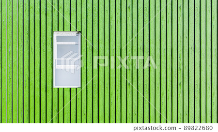 white window on wooden wall white window on wooden wall 89822680