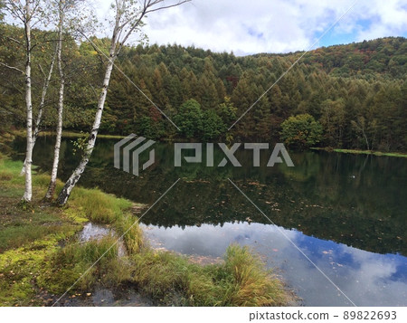移動到池塘的天空,改變角度,Mishakaike Pond 移動到池塘的天空,改變角度,Mishakaike Pond 89822693