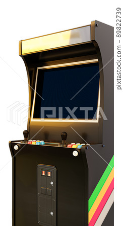 arcade cabinet isolated on white background arcade cabinet isolated on white background 89822739