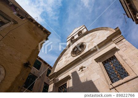 Holy Spirit Church in the Old Town of Sibenik, Croatia 89822766