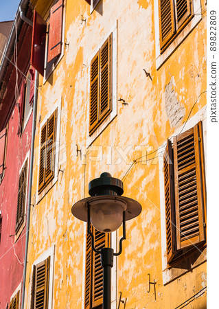 Croatian Rovinj old town skyline Croatian Rovinj old town skyline 89822809