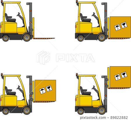 Forklifts. Heavy construction machines. Forklifts. Heavy construction machines. 89822882