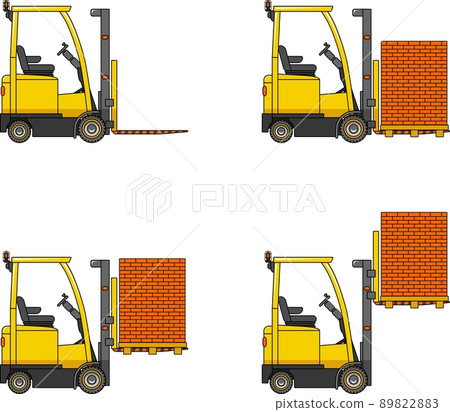 Forklifts. Heavy construction machines. Forklifts. Heavy construction machines. 89822883