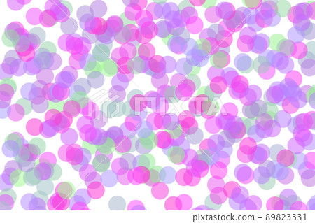 Multicolor dotted background, colorful vector texture with circles. Glitter abstract illustration with blurred drops of rain. Pattern for ads, web page, wallpaper, poster, banner. Copy space 89823331