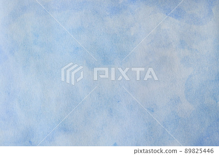 hand painted blue aquarelle background 89825446