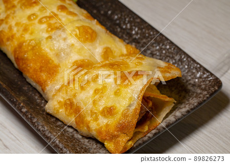 台灣美食，蛋餅，早餐，台湾料理、卵ケーキ、朝食、Taiwanese food, egg cake, 89826273
