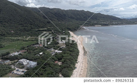 [Aerial view] Ishigaki Island Yonehara Beach 89826318