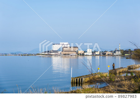 《Shiga Prefecture》 Lake Biwa, Maibara City 89827983