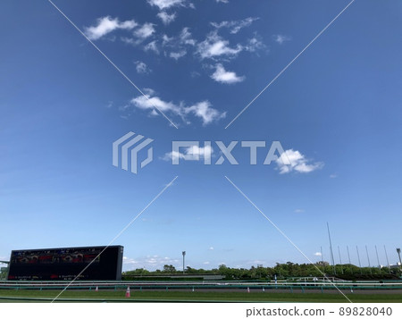 Nakayama Racecourse in the blue sky Nakayama Racecourse in the blue sky 89828040