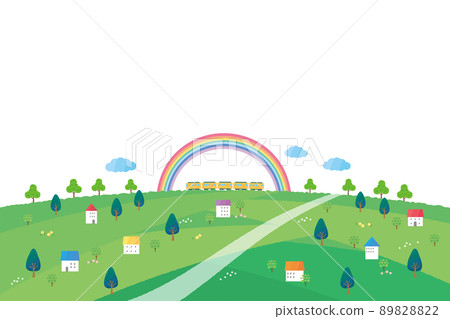 可愛的房子風景（火車）2 Beku 89828822