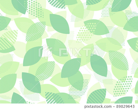 Dot and stripe leaf pattern background Dot and stripe leaf pattern background 89829643