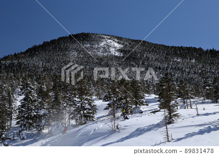 從北代小岳的壺庭到島晴山（長野縣茅野市北代代岳壺庭） 89831478