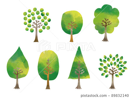 斯堪的納維亞風格水彩觸摸樹套裝 斯堪的納維亞風格水彩觸摸樹套裝 89832140