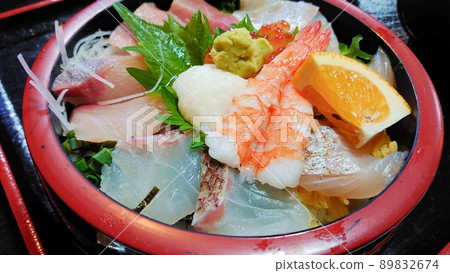 Colorful seafood bowl Colorful seafood bowl 89832674