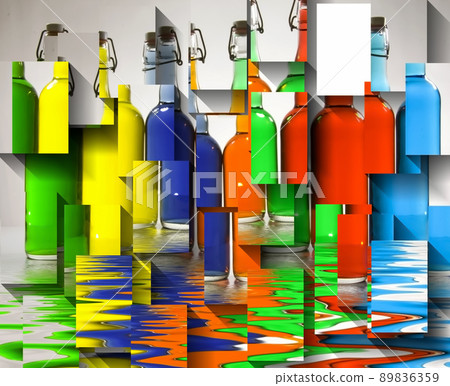Colorful Bottles Colorful Bottles 89836359