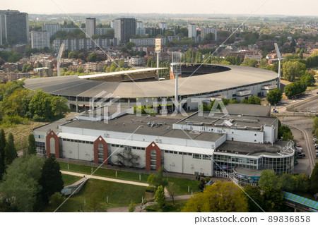 Belgium, Brussels, King Baudouin Stadium or Heizel Stadium seen from the Atomium restaurant Belgium, Brussels, King Baudouin Stadium or Heizel Stadium seen from the Atomium restaurant 89836858
