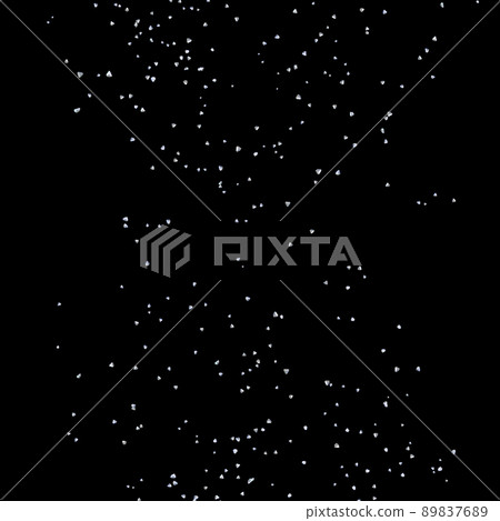 Crumbs silver texture dust, sand. Silverish jewelry confetti. Vector. 89837689