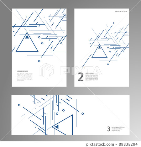 Triangle vector abstract background. Geometric lines minimal layout. Cover modern style Triangle vector abstract background. Geometric lines minimal layout. Cover modern style 89838294