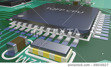 Close-up image of computer parts Close-up image of computer parts 89838827