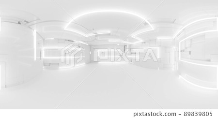 360 degree full panorama environment map of bright white studio futuristic light interior with metallic reflections 3d render illustration hdri hdr vr virtual reality 360 degree full panorama environment map of bright white studio futuristic light interior with metallic reflections 3d render illustration hdri hdr vr virtual reality 89839805