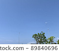 Clear sky and paraglider 89840696