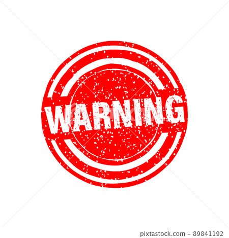 Vintage warning stamp, great design for any purposes. Vector background. Vintage warning stamp, great design for any purposes. Vector background. 89841192