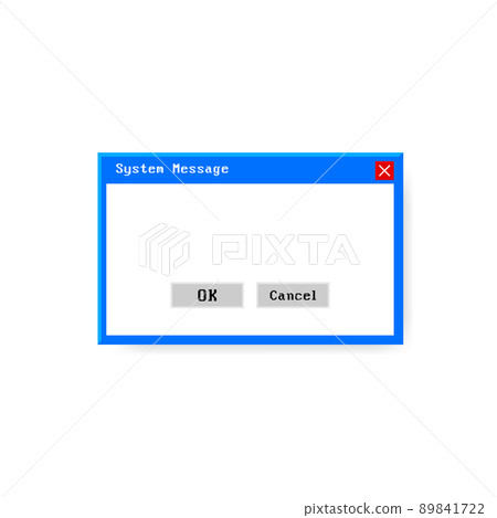 System error vector icon failure pc interface. Error message computer window alert popup System error vector icon failure pc interface. Error message computer window alert popup 89841722