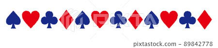 Playing cards_line 03 Playing cards_line 03 89842778
