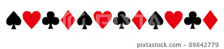 Playing cards_line 02 Playing cards_line 02 89842779