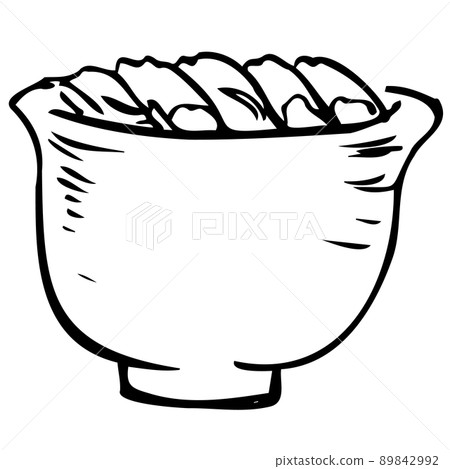 炸豬排的插圖 89842992