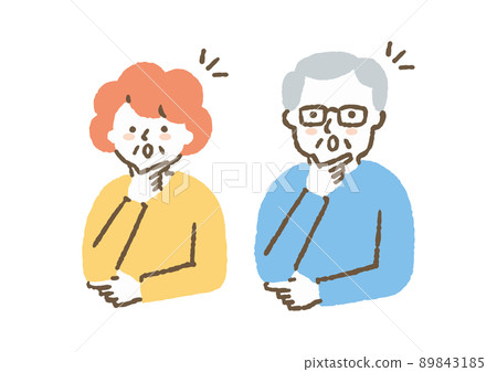 注意到某事的老年夫婦_color 89843185