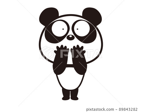 Surprised panda Surprised panda 89843282