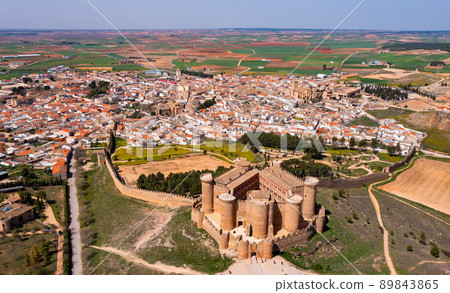 Aerial photo of Belmonte Castle and village 89843865