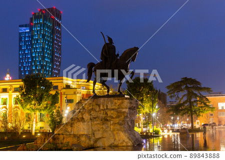 Statue of Gjergj Kastrioti in Tirana, Albania Statue of Gjergj Kastrioti in Tirana, Albania 89843888