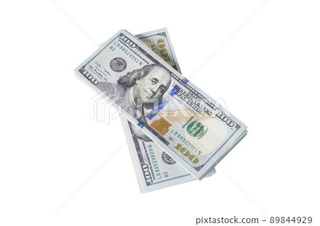 很多美金在白色背景上 很多美金在白色背景上 89844929