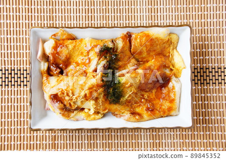 Squid fried squid omelet Squid fried squid omelet 89845352