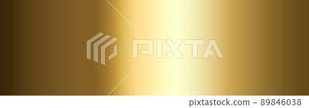 Panoramic texture of gold with glitter - Vector 89846038