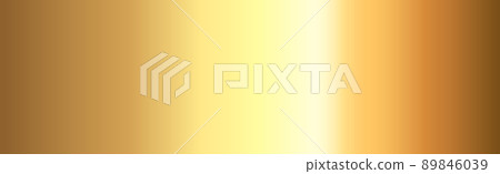 Panoramic texture of gold with glitter - Vector 89846039