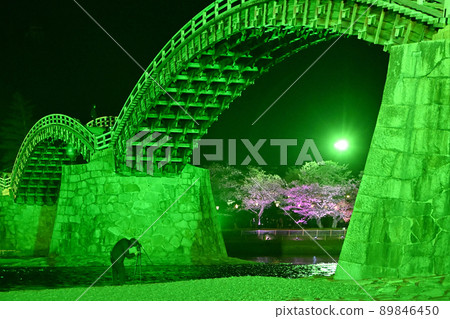 岩國市錦帶橋和櫻花 岩國市錦帶橋和櫻花 89846450