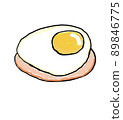 Fried egg 89846775