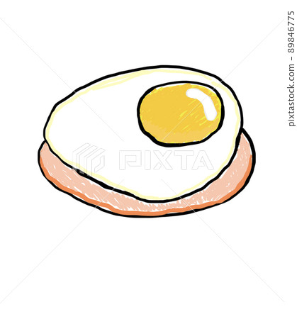 Fried egg 89846775