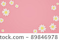 Flower background pink 3D 89846978