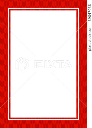 Frame wallpaper image of arrow fletching motif 89847088