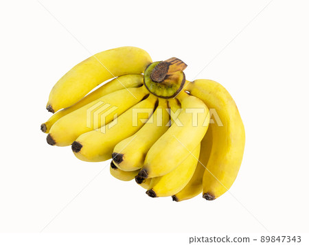 Banana 1 comb. Golden yellow color. Ripe. Ready to eat. Rich in nutrients. Lots of effect, big effect, shot in the studio, on a white background, clipping paths included and copy space isolated. Banana 1 comb. Golden yellow color. Ripe. Ready to eat. Rich in nutrients. Lots of effect, big effect, shot in the studio, on a white background, clipping paths included and copy space isolated. 89847343