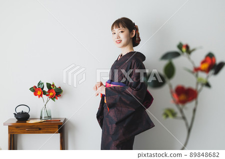 Oshima Tsumugi camellia 89848682