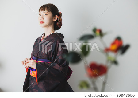 Oshima Tsumugi camellia 89848690